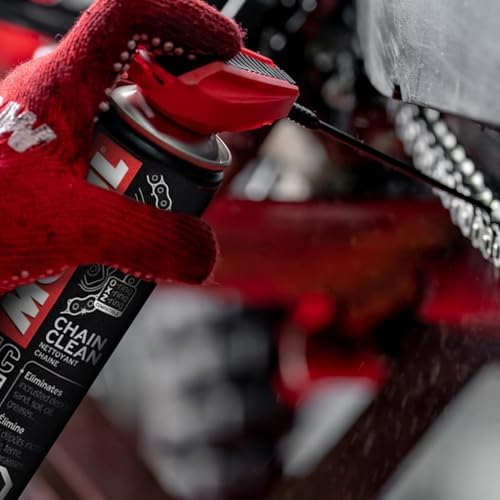 Motul C1 Chain Clean – Motorcycle Chain Cleaner for Dirt Bike, Street Bike, ATV, UTV & O-Ring/X-Ring Chains, Heavy Duty Degreaser Spray, Removes Grease & Grime Fast, 9.8 oz