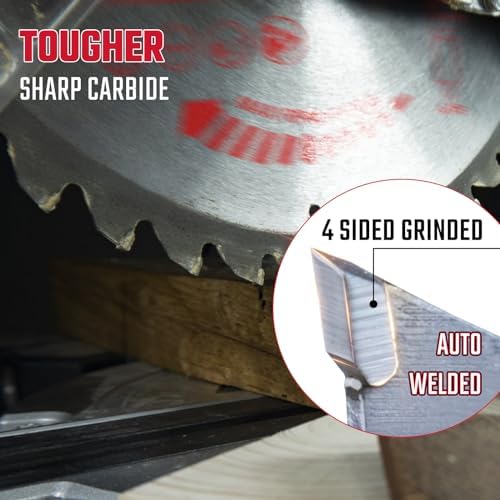 Circular Saw Blade 6-1/2" 24T&60T for Cutting Wood, 5/8" Arbor