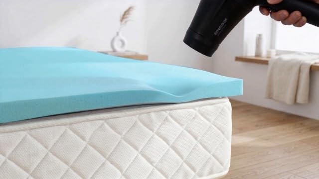 Czpalo 3 Inch Twin XL Cooling Gel Memory Foam Mattress Topper