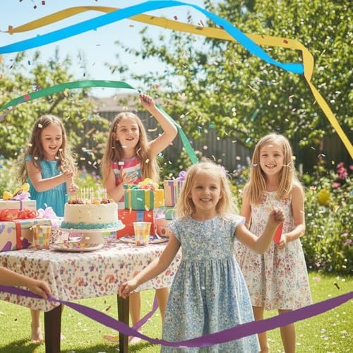 YGEOMER 12pcs Rainbow Gymnastics Dance Ribbon Wands