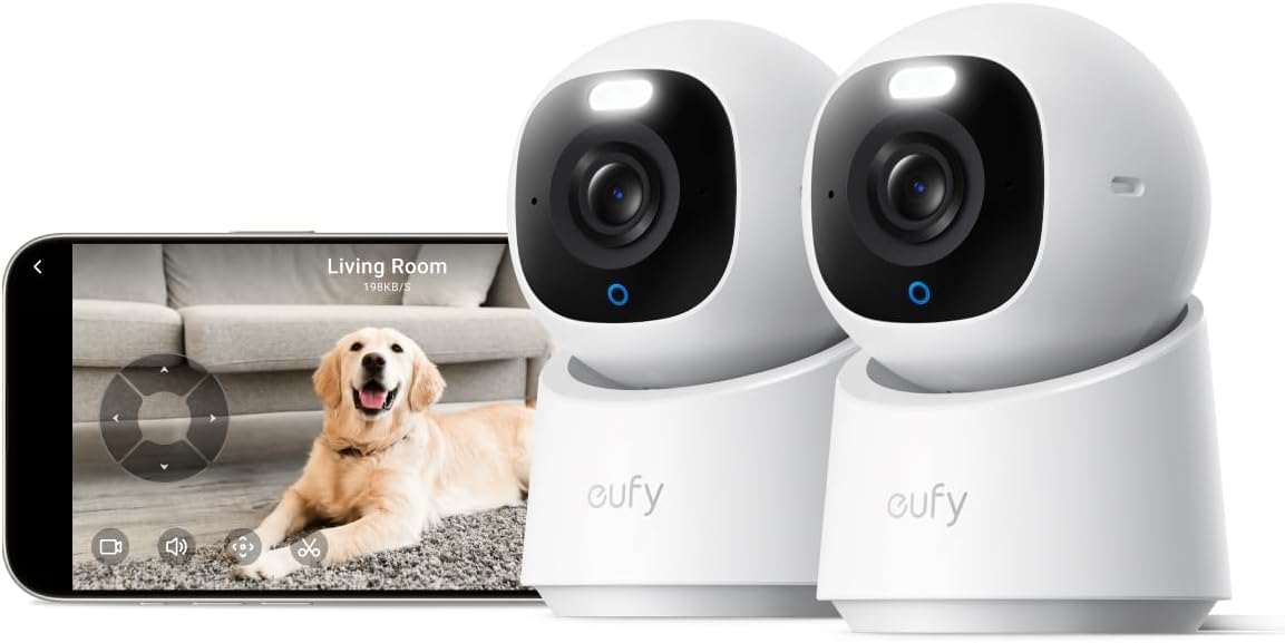 eufy Security 4K Indoor Camera E30, No Subscription, Work as Pet Camera