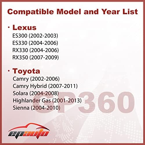 EPAuto GP360 (CA9360) Engine Air Filter Replacement for Toyota and Lexus