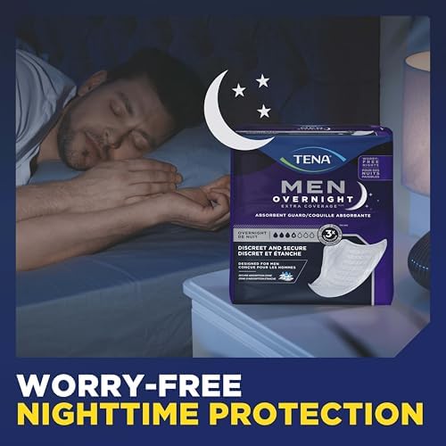 Tena Men Overnight Guards, Incontinence Pads for Men, 30 ct