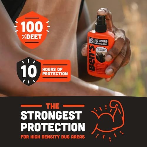 Ben's 100 DEET Tick & Insect Repellent Pump Spray, 3.4 fl oz, 2 Pack