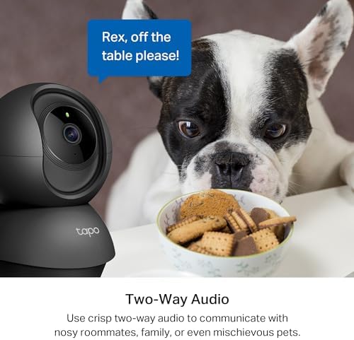 Tapo 2K Pan Tilt Security Camera for Baby Monitor, Dog Camera, C211