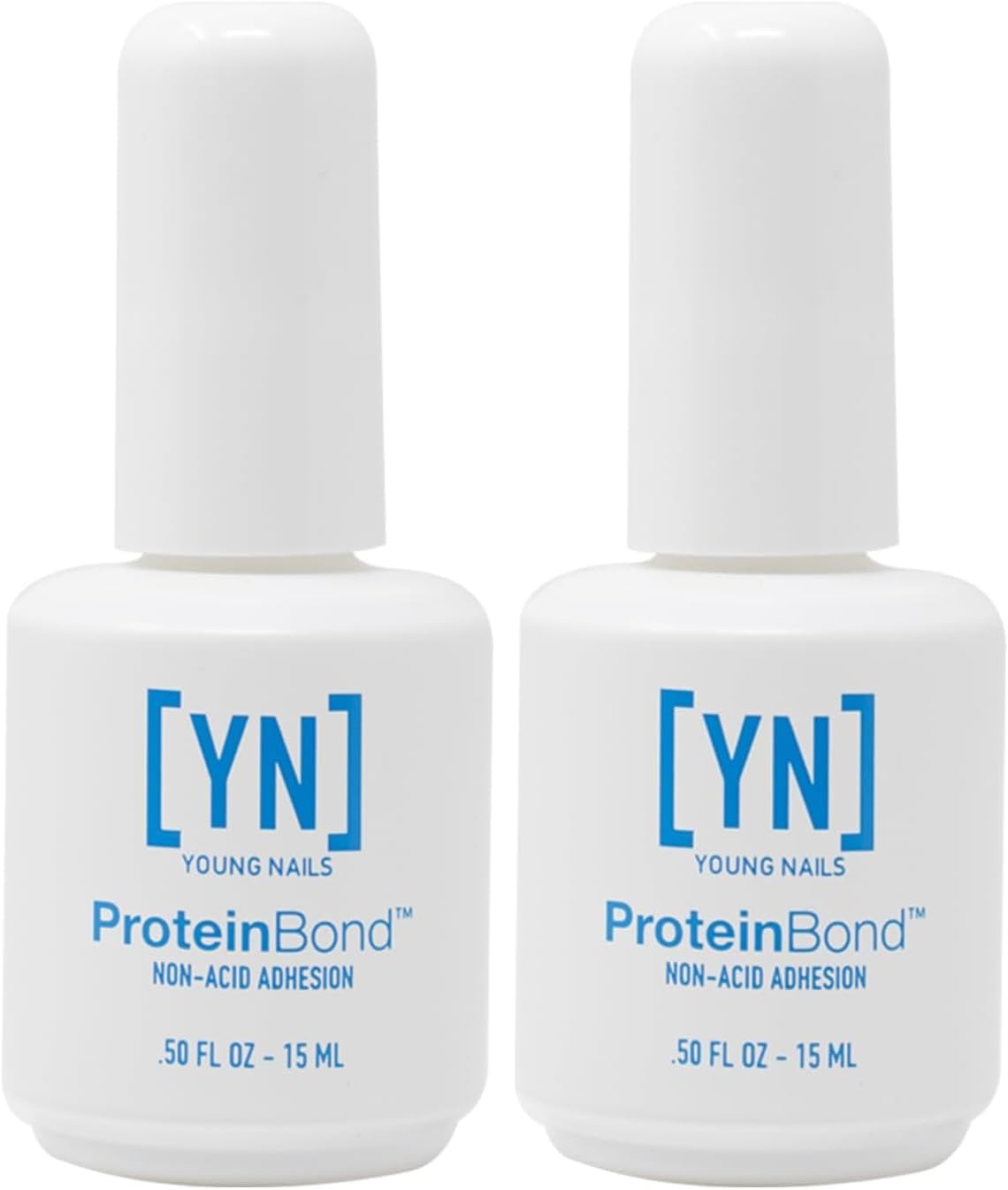 Young Nails Protein Bond - Non-Acidic Nail Primer, Enhanced Adhesion for Gel Polish & Acrylic, Nail Dehydrator, PH Bonder for Gel Nails, 0.25 oz