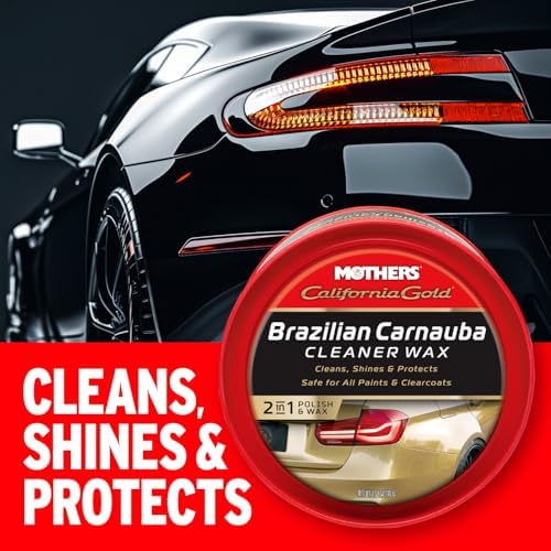 Mothers California Gold Brazilian Carnauba Cleaner Wax, 12 oz. Paste, 05500