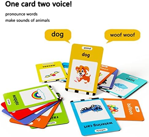 Lapare Audible Learning Toy with Music for Toddler Age 1 2 3 4 5, 520 Sight Words Flash Cards Kindergarten Toy for Boys to Learn Alphabet Number Color Shapes and More