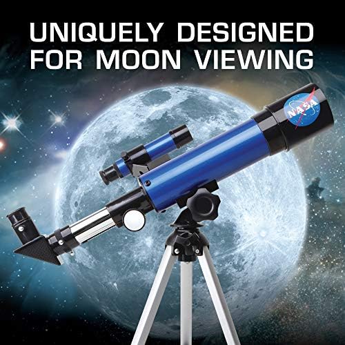 NASA Lunar Telescope for Kids Ages 8-12 with Tripod and Finder Scope