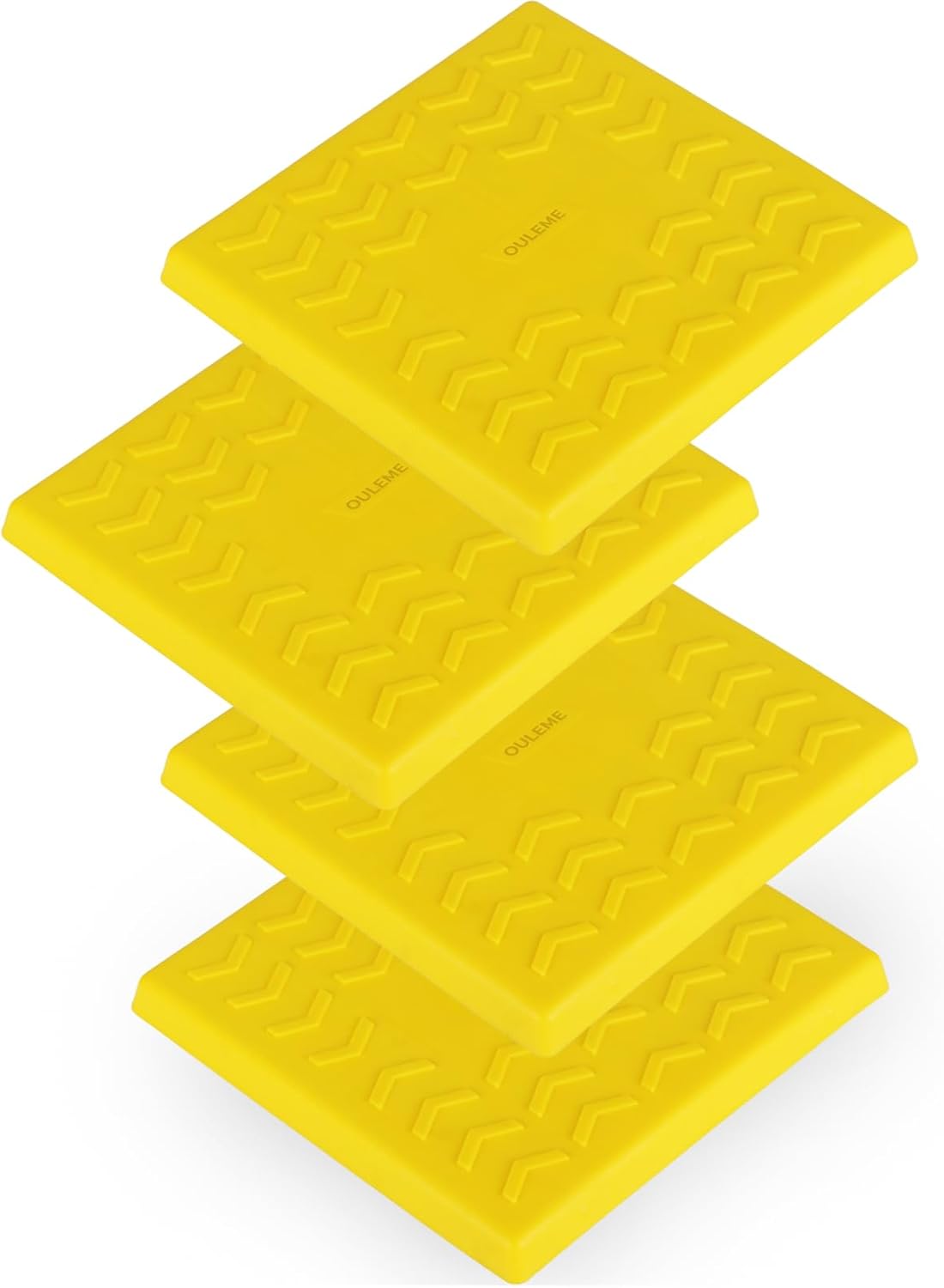 OULEME 12 Pack RV Leveling Blocks, Stackable Jack Blocks, Interlocking Leveling Pads with Carrying Bag, for Camper Travel Trailer