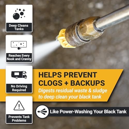 Unique Clean-It Liquid RV Black & Holding Tank Cleaner, 32 oz