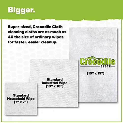 Crocodile Cloth PowerSCRUB Heavy-Duty Hand & Tool Cleaning Wipes, 80 Count