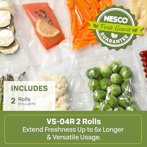 NESCO VS-04R Vacuum Sealer Rolls, 11-Inch