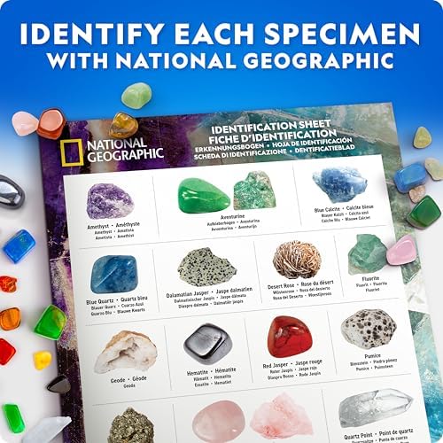 National Geographic Rock Collection with 300+ Gemstones and Minerals
