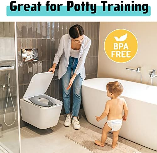 Maliton Foldable Travel Potty Training Seat for Toddlers with Splash Guard