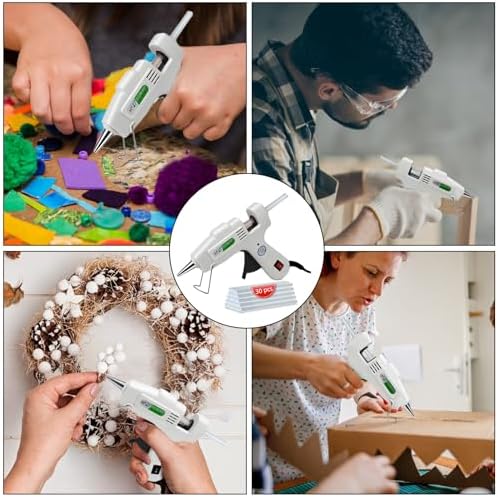 Krightlink Mini Hot Glue Gun Kit with 30 Glue Sticks 20w Fast Preheating