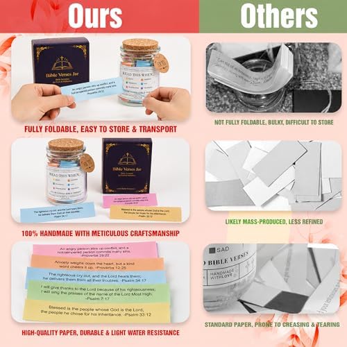 Read This When Bible Verses Jar – Birthday Gifts for Women, Christian Gifts for Women, Graduations Gift for Her, Gift for Mom from Daughter