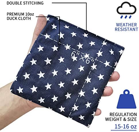 Nattork Cornhole Bags Set of 8 - Premium Corn Hole Bean Bags for Tossing - All Weather Resistant 8 Duck Cloth Double Stiched Corn Hole Bags and Tote Bags - Regulation Size