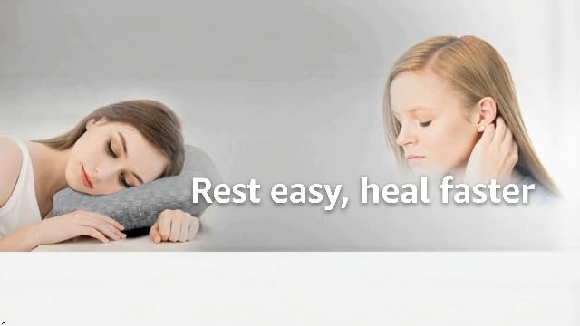 Ear Piercing Pillow with Hole for Cartilage Piercings, CNH Support
