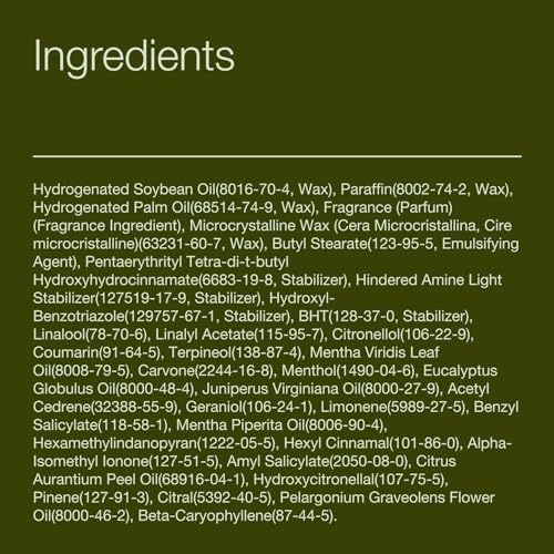Bath & Body Works Eucalyptus Spearmint 3-Wick Candle - Scented Candle for At-Home Use - Long-Lasting, Room-Filling Fragrance - High Fragrance Oil Concentration - Soy Wax Blend