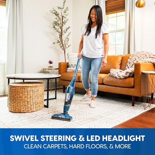 Vacmaster Portable 10.8V 2-in-1 Cordless Stick Vacuum Cleaner