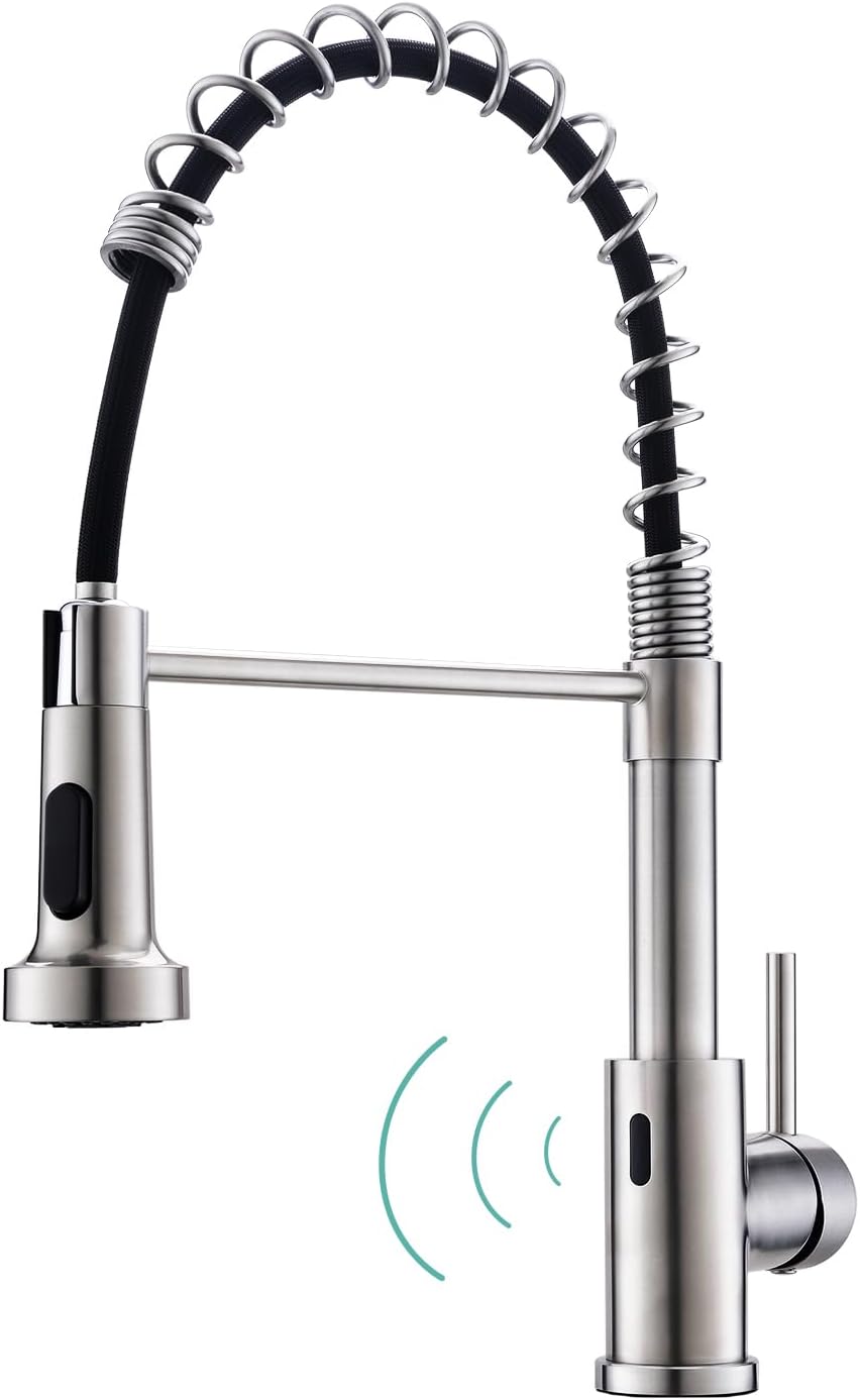WEWE Drinking Water Faucet for RO System and Bar Sink, Brushed Nickel