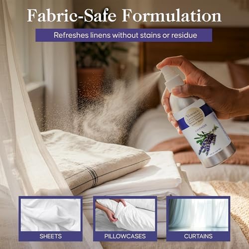 Victoria's Lavender Linen Spray - Aromatherapy Pillow Mist, 8oz