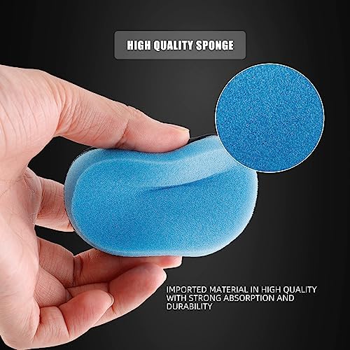 Car Foam Drill Polishing Pad Kit, 44Pcs 1inch 2inch 3inch Detail Polishing Buffing Pad Mix Size Car Detailing Kit with 5/8-11 Thread Backing pad & Adapters for Buffer Polisher Polishing, Buffing