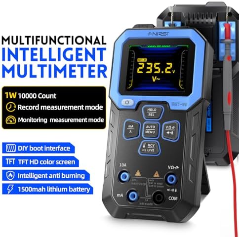 FNIRSI DMT-99 Digital Multimeter 9999 Counts TRMS, Rechargeable Volt Meter