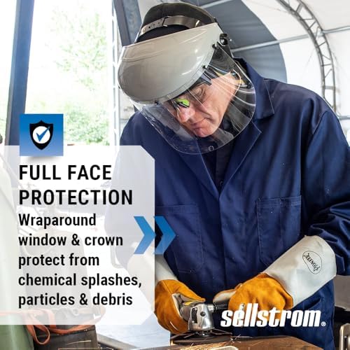 Sellstrom 301 Face Shield Uncoated Clear Tint, Unbound, ANSI Z87.1