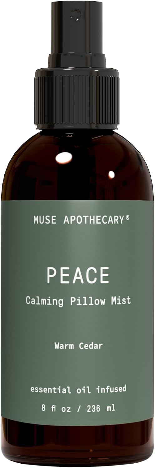 Muse Apothecary Linen Ritual - Aromatic, Soothing, and Relaxing Linen Spray for Bedding, Laundry and Fabric Spray Freshener - Infused with Aromatherapy Essential Oils - Lavender Serenity