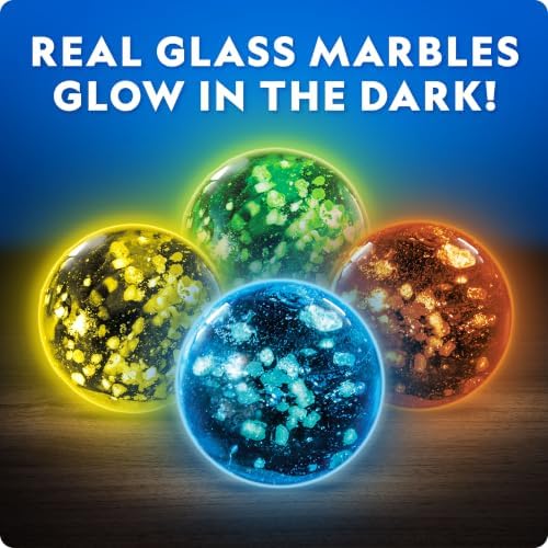National Geographic Glow-in-the-Dark Marble Run for Kids Ages 8-12