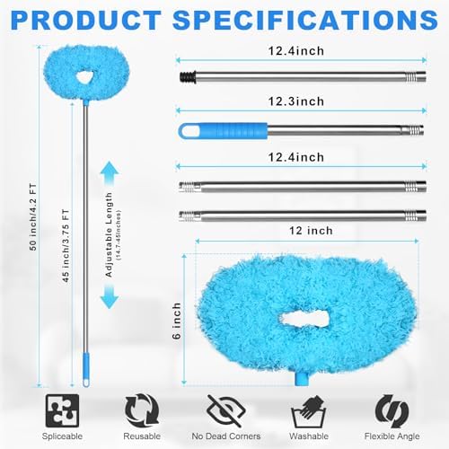 Storystore Ceiling Fan Cleaner Duster, Adjustable Microfiber Duster