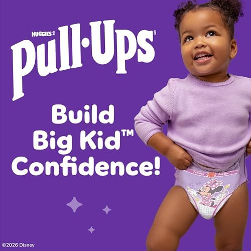 Pull-Ups Girls' Potty Training Pants, Size 3T-4T, 112 Count