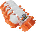 Camco RhinoFLEX Clear 45-Degree Camper/RV Sewer Hose Swivel Fitting - Features a Swivel Lug Fitting & a 4-Prong Bayonet Fitting - Made of Heavy-Duty Resin (39847)