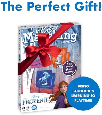 Wonder Forge Frozen 2 Memory Matching Game for Kids Ages 3-5 - Toddler Learning & Educational Toys Featuring Anna, Elsa, and Olaf - Fun Disney Toys