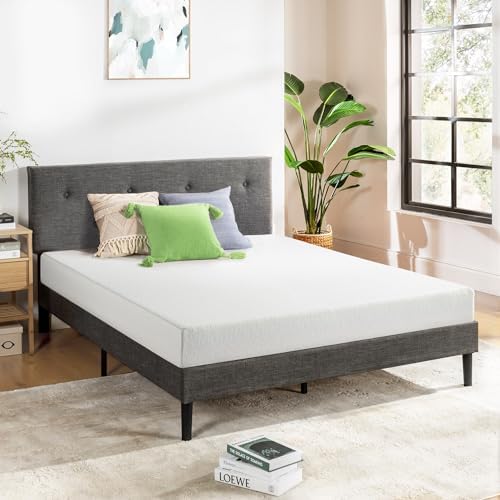 Best Price Mattress 6 inch Twin Mattress Bed-In-A-Box, Green Tea Memory Foam, White
