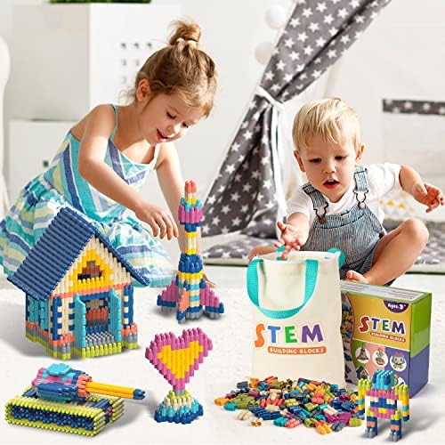 Tigerhu 1120pcs Building Blocks Set,Educational STEM Building Toy