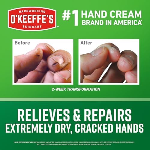 O'Keeffe's Working Hands Cream for Extreme Dryness, 6.8 oz Value Size