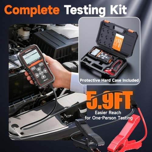 FOXWELL BT705 Car Battery Tester 24V 12V, Alternator and Load Tester