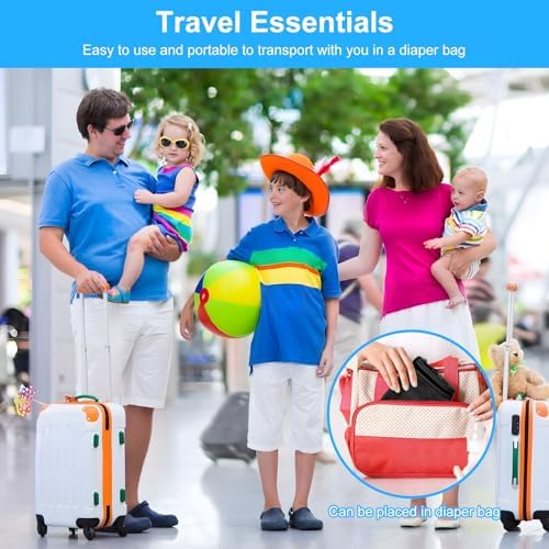 COZYBONDER Toddler Airplane Bed, Kids Airplane Seat Extender for Flights, Portable Plane Bed and Travel Sleeping Mat, Toddler Travel Essentials