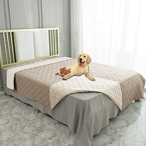 Ameritex Waterproof Dog Bed Blankets Cover for Bed Couch Sofa Reversible