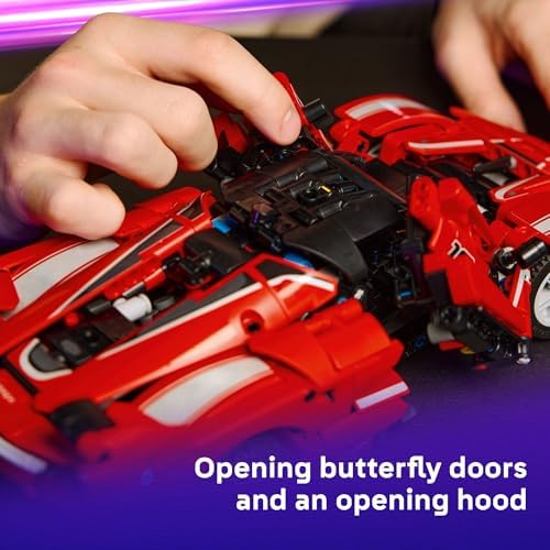 LEGO Technic Ferrari FXX K Toy Car - Building Toy for Girls & Boys, Ages 10+ - Cool Birthday Gift for Kids - Race Car Model for Play & Display - 42212