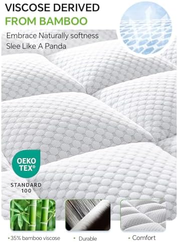 Dorm Room Essentials 3 Inch Twin XL Mattress Topper for Students