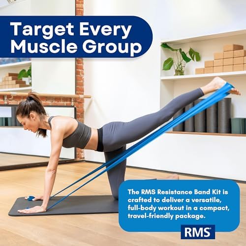 RMS Resistance Bands for Working Out, Physical Therapy, Yoga & Pilates