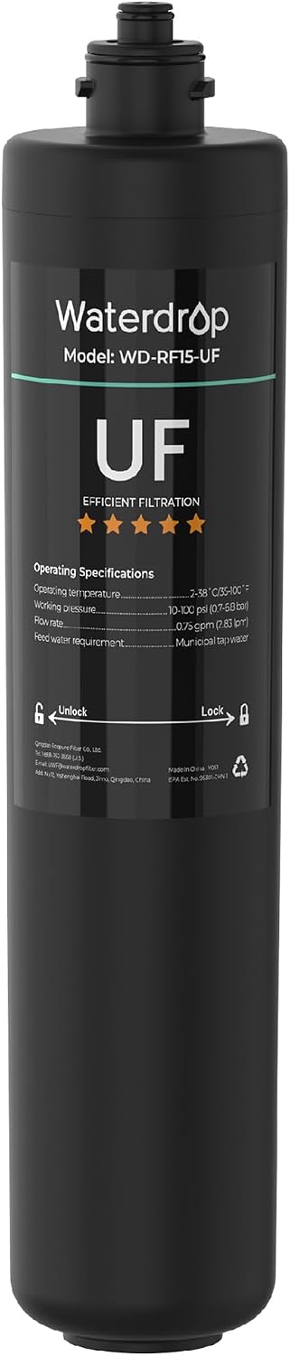 Waterdrop RF15 Water Filter Replacement for Waterdrop 15UA/15UB/15UC