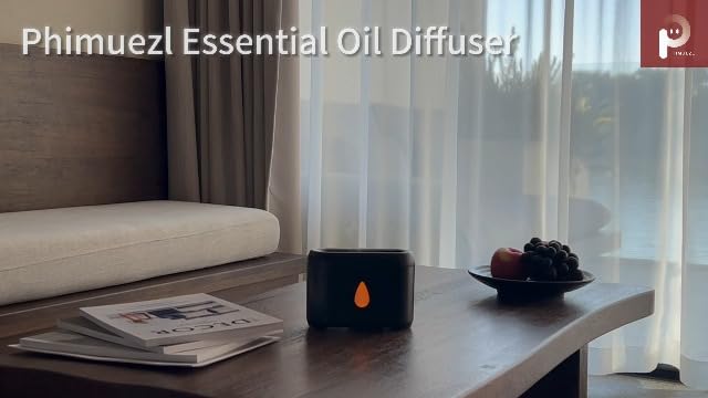 Flame Diffuser for Essential Oils, 200ml Small Oil Diffuser