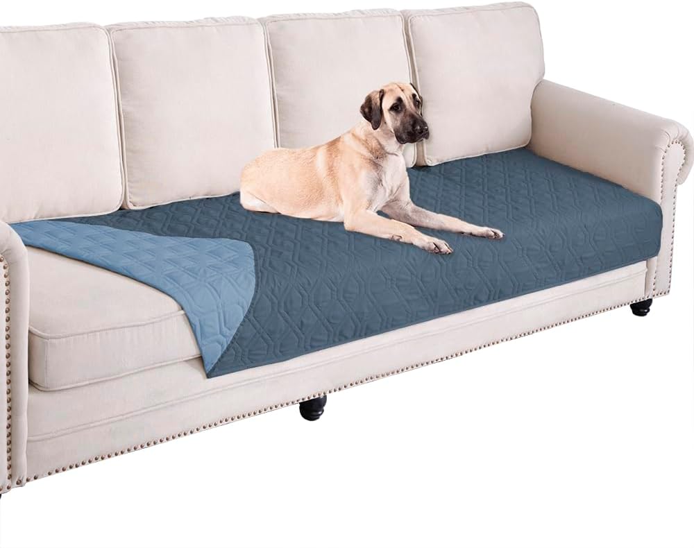 Ameritex Waterproof Dog Bed Blankets Cover for Bed Couch Sofa Reversible