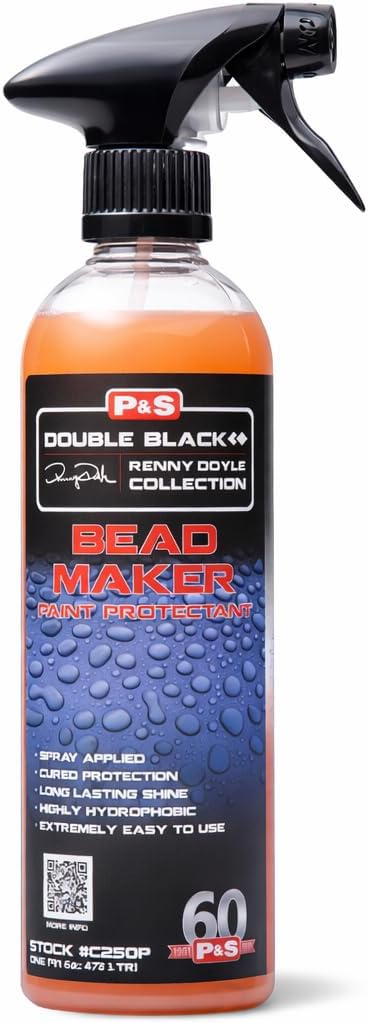 P&S Bead Maker Paint Sealant – Easy Spray & Wipe Protectant for Cars, Boats & RVs – Hydrophobic Gloss & UV Protection – Safe for All Surfaces - 1 Gallon