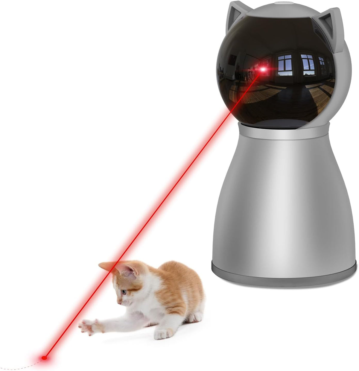 YVE LIFE Interactive Cat Toys Laser for Indoor Cats,Automatic Kitten Toys